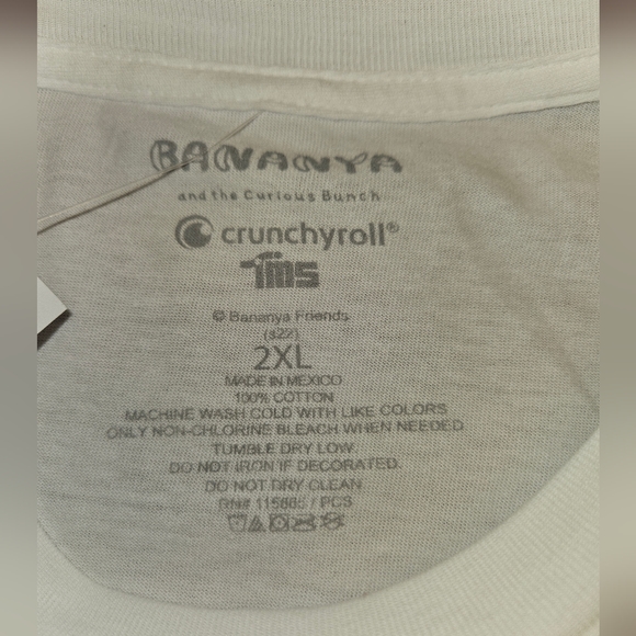 Hello Kitty Ninja Banaya szM & 2XL N.W.T. White & Lilac w/Yellow Peeled Banaya - Picture 4 of 7